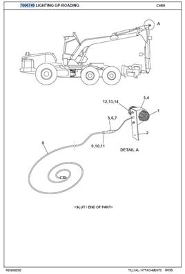 Road lighting kit, mounting 7006749