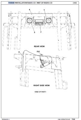 Radio, mounting 7008680