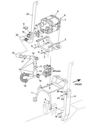 Exhaust, assembly 9902873