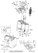 Hydraulic reservoir, assembly 9903249S2