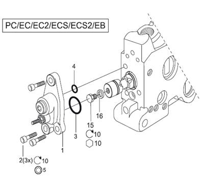 L90LS spool actuators A-SIDE 9990068
