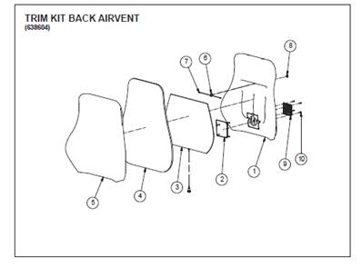 Seat 7000 MEDIUM, assembly 9991085