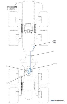 Tilt sensor harness, assembly 9991219