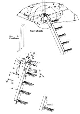 Ladder, assembly 9991260