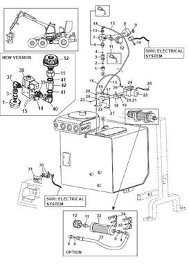 Hydraulic vacuum pump, assembly 9991734S2