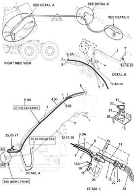 Crane beam, mounting 9991764