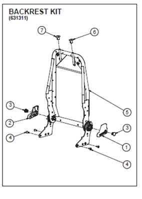 3000 HIGH END seat assembly 9992153