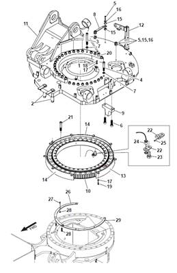 Turret rotation, assembly 9992172