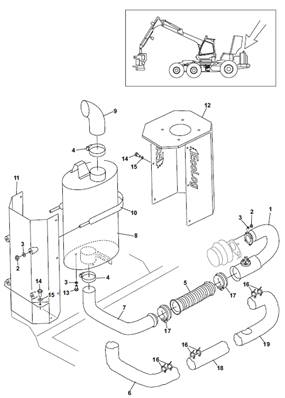 Exhaust, assembly 9992210