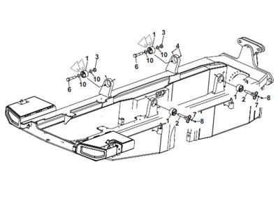 Cab support, mounting 9992471