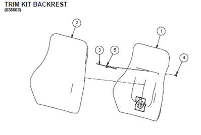 Seat 7000 BASIC, assembly 9992835