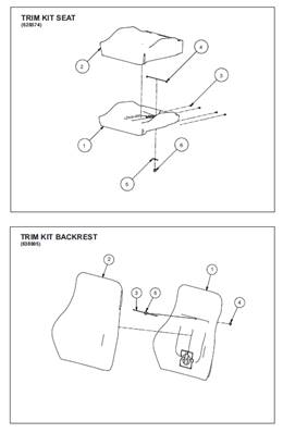 Seat 7000 BASIC, assembly 99929135