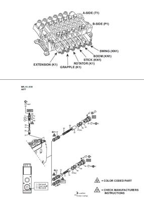 Crane distributor K170, assembly 99929228