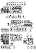 Hydraulic distributor, hydraulic lines 99929309S2