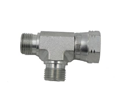 BSP horizontal male-female tee 3/8 Parker 6R6MK4S