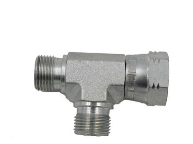 BSP horizontal male-female tee 3/4 Parker 12R6MK4S