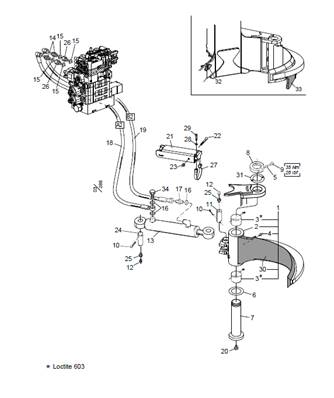Lower delimbing knife LM006103