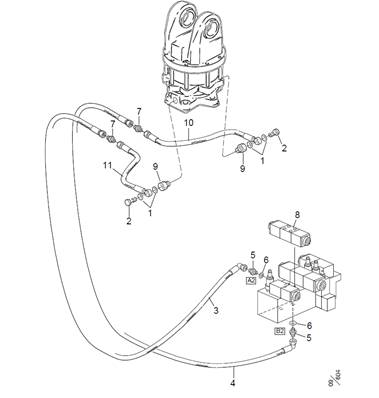 Rotator control, valve LM033620