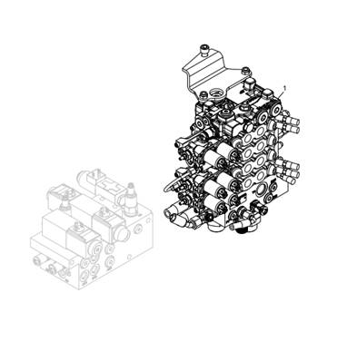 Right manifold, assembly LM043611