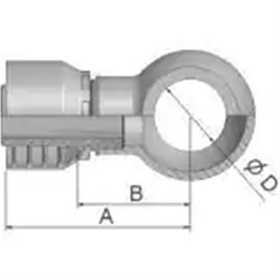 Crimp fitting Parker BANJO 1/2 - Series 48 14948-22-8