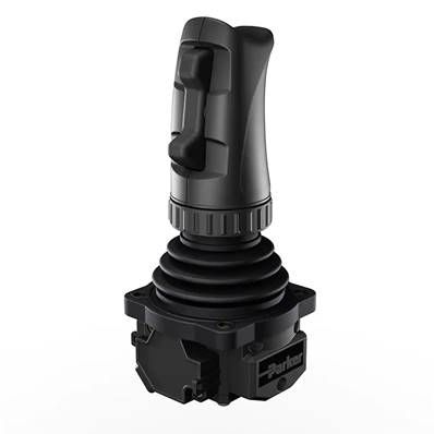 Mini analog joystick, Hall effect IQAN LC6-X05-HI-R1K1 Parker 20077759