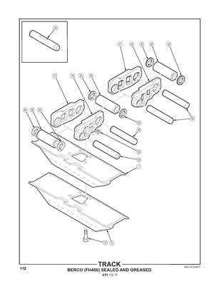 Track, Berco (FH400), Sealed and Greased 4111311