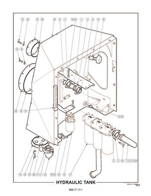 Hydraulic Tank 502071511S2