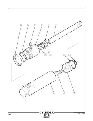 Cylinder, boarding plateform 5202222