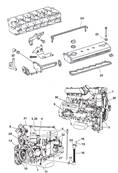 Diesel engine, assembly 7022779S2