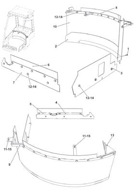 Cab protection, mounting 7029253