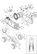 Front tilting bogie, assembly 9901207S2