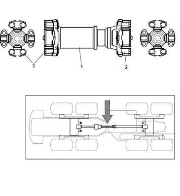 Cardan joint, assembly 9991183