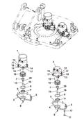 Turret rotation motor, assembly 9991481
