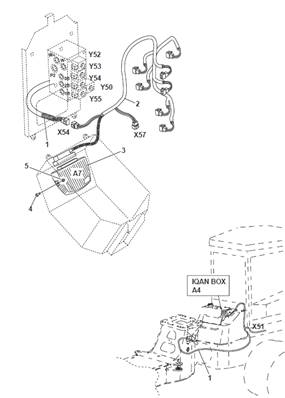 Harness of hydraulic cradles, assembly 9991572