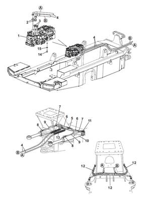 Steering, hydraulic lines 9991971