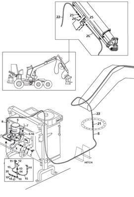 Chain lubrication, assembly 9992165