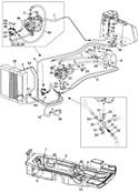 Bogie, hydraulic lines 9992518S2