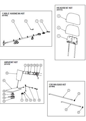 7000 HIGH END seat assembly 99929157