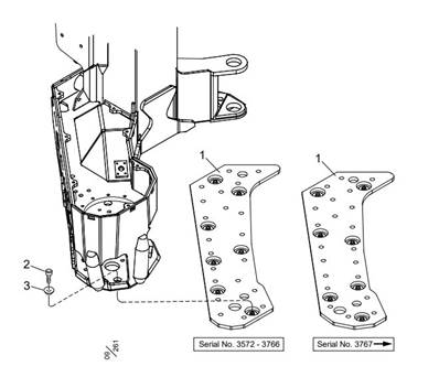 Fixed bottom plate LM033517