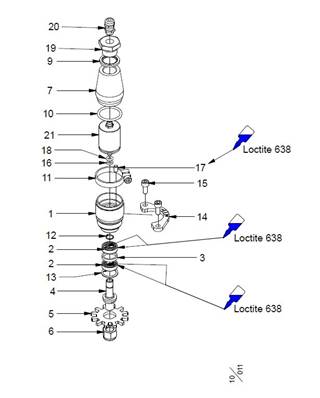 Encoder of saw unit SuperCut 100 LM554276