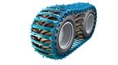 Pair of tracks  ECO 22mm 710-24.5 Olofsfors 097-661025DB