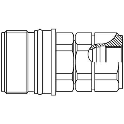 Female G1 Screw Coupler Parker QHPA56-G4X8-C