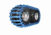 Pair of tracks bluetrack perfekt 26mm 0x0 for 600/50 Pewag 759960X0