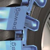 Pair of tracks bluetrack perfekt 26mm 2x2 for 750/55 Pewag 762452X2