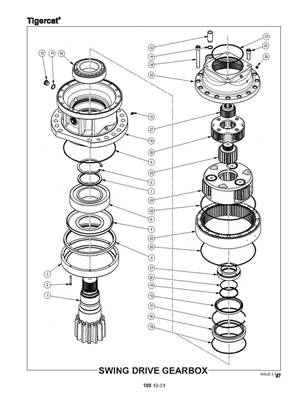 Gearbox, Swing Drive 1091902