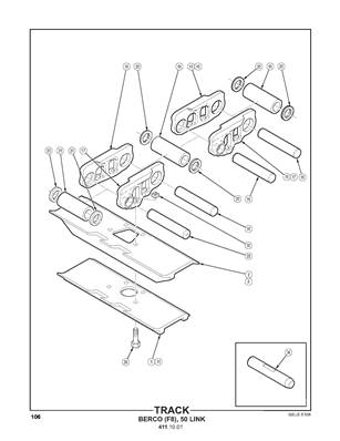 Track, Berco (F8), 50 Link 4111001