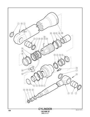 Cylinder 140 mm ID 52005631
