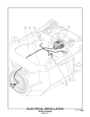 Electrical Installation, Rear Chassis 6034591
