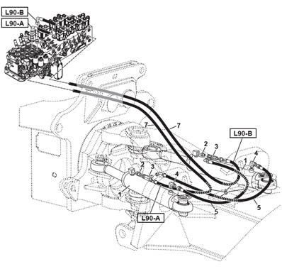 Steering lines 9990075