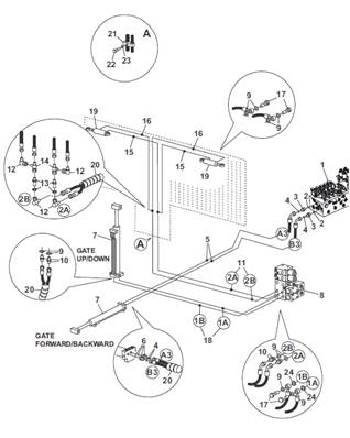 Hydraulic removable grid, mounting 9991653